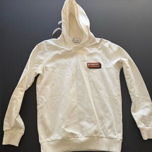 Burberry White Hoodie